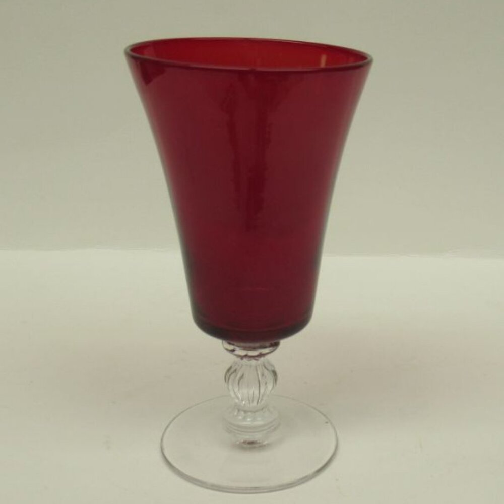 Morgantown Glass Works Ruby Red PARMA 4 7/8 Inch High 4 Ounce Juice Tumbler